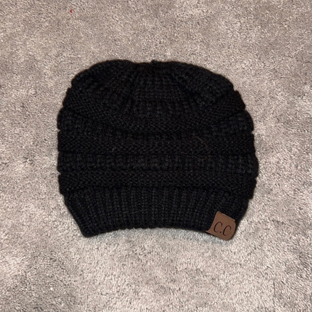 Pony tail beanie